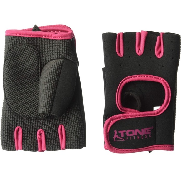 Tone Fitness  Pink Weightlifting Gloves, Medium - Picture 1 of 1